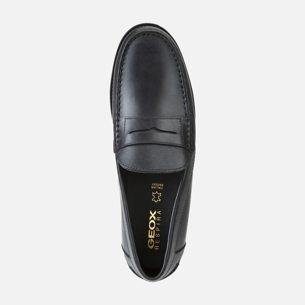 Geox Loafers Black New Damon - Geox Mens Shoes - JTBQAI084